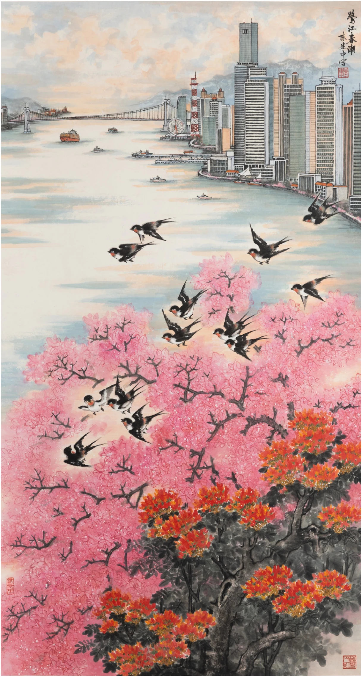 鹭江春潮